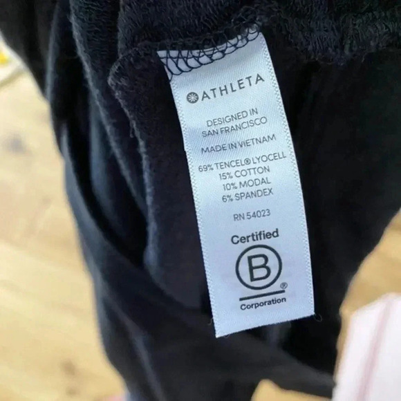 Athleta Black Hoodie Sweatshirt - Picture 9 of 10
